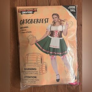 Spooktacular Creations Oktoberfest Beer Wench Costume Women 3XL *NEW*